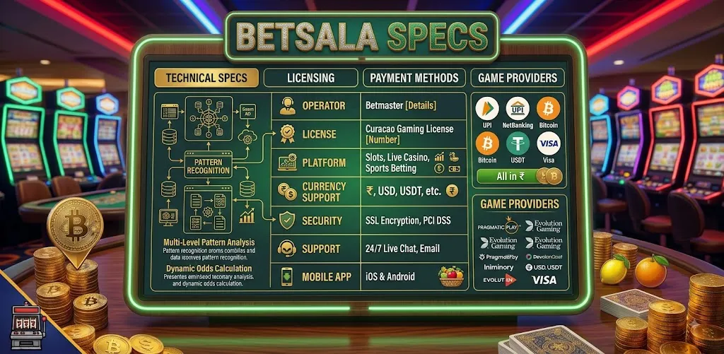 Betsala Specs